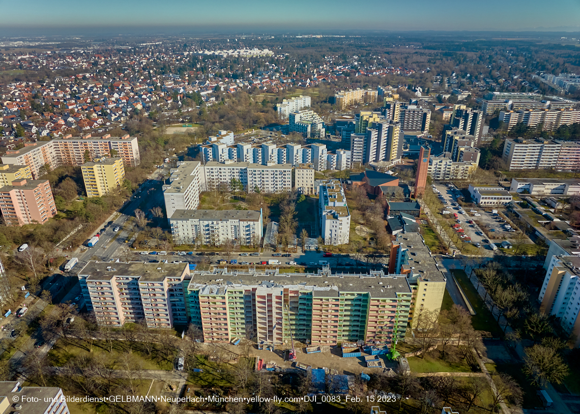 15.02.2023 - Sanierung an der Kurt-Eisner-Straße in Neuperlach